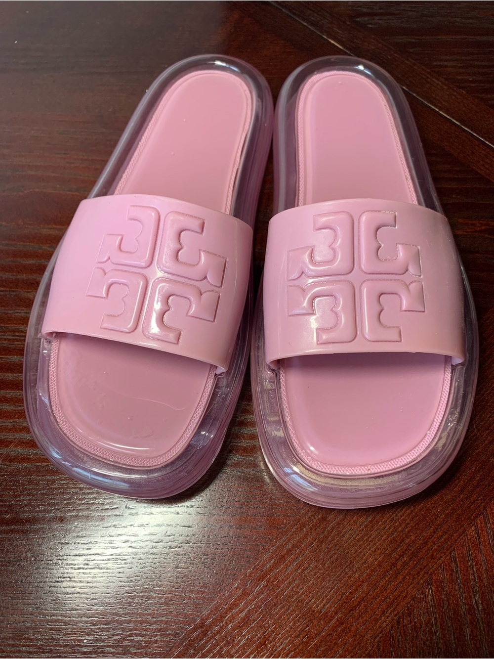 Tory Burch Slide Sandals with Logo Emboss - Women